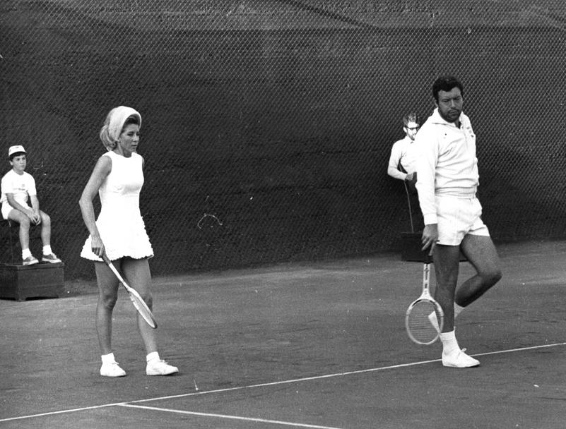 Lea Pericoli e Nicola Pietrangeli nel 1968